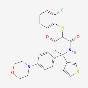 Chemical structure of GNE-140 racemate
