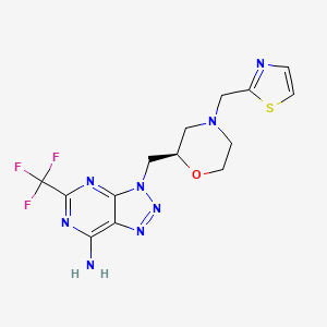 Chemical structure of PF-04957325
