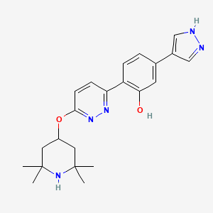 Chemical structure of Branaplam