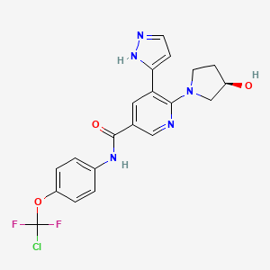 Chemical structure of Asciminib