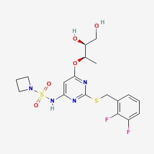 Chemical structure of AZD-5069