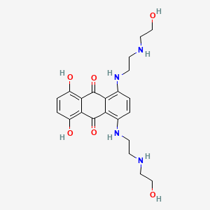 Chemical structure of Mitoxantrone