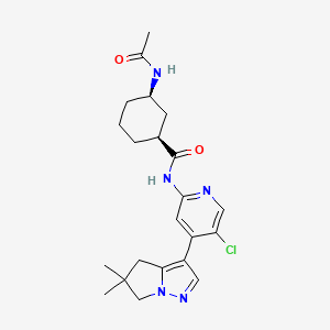 Chemical structure of AZD4573