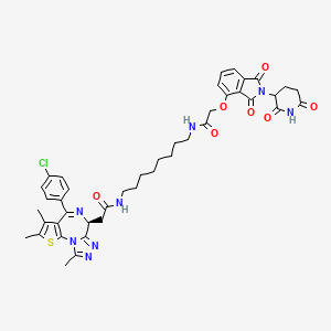 Chemical structure of dBET6