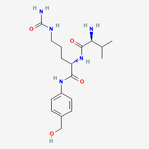 Chemical structure of Val-cit-PAB-OH