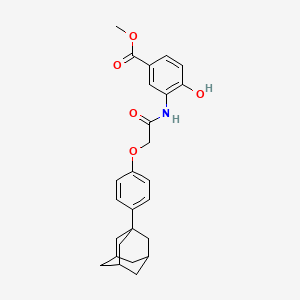 Chemical structure of LW6 (HIF-1α inhibitor)