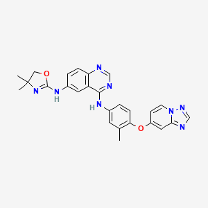 Chemical structure of Tucatinib