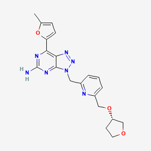 Chemical structure of Ciforadenant