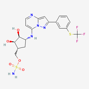 Chemical structure of TAK-243 (MLN7243)