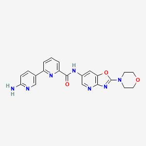 Chemical structure of CA-4948