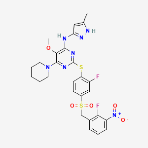 Chemical structure of Centrinone-B