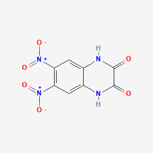 Chemical structure of Dnqx