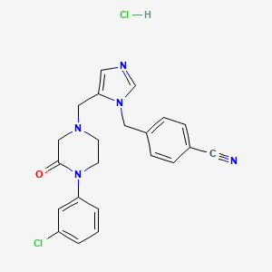 Chemical structure of L-778123 hydrochloride (L-778,123 hydrochloride)