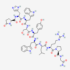 Chemical structure of Triptorelin