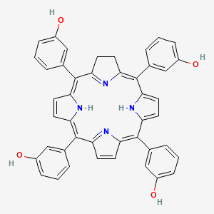 Chemical structure of Temoporfin