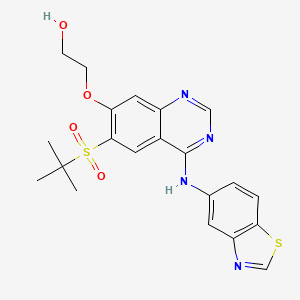 Chemical structure of RIP2 kinase inhibitor 1