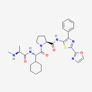 Chemical structure of CUDC-427 (GDC-0917)