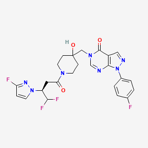 Chemical structure of FT671