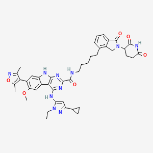 Chemical structure of BETd-260 (ZBC 260)