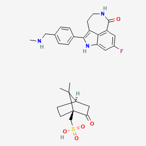Chemical structure of Rucaparib Camsylate