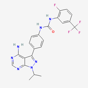 Chemical structure of AD80