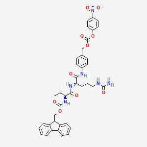 Chemical structure of Fmoc-Val-Cit-PAB-PNP