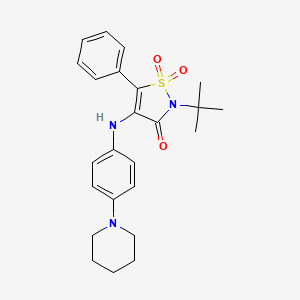 Chemical structure of AZ876