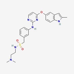 Chemical structure of Surufatinib