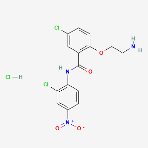 Chemical structure of HJC0152 hydrochloride