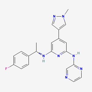 Chemical structure of Ilginatinib (NS-018)
