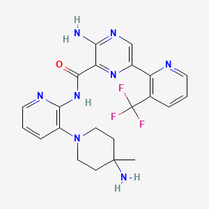 Chemical structure of LXS196