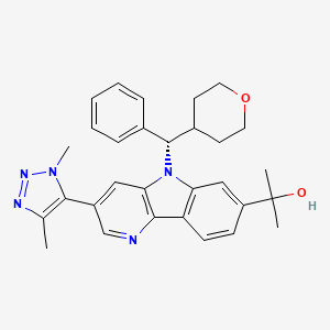 Chemical structure of BMS-986158