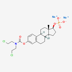 Chemical structure of Estramustine phosphate sodium