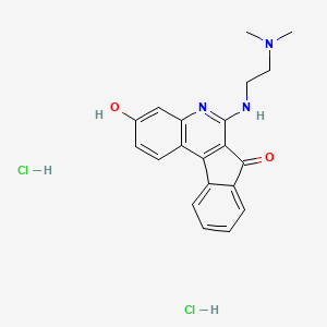 Chemical structure of TAS-103 dihydrochloride (BMS-247615 dihydrochloride)