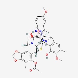 Chemical structure of Lurbinectedin