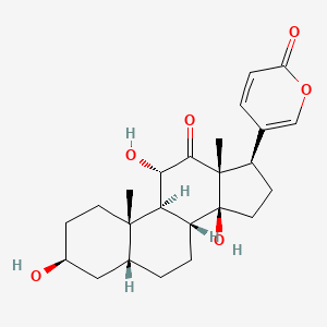 Chemical structure of Arenobufagin