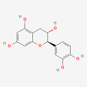 Chemical structure of Catechin