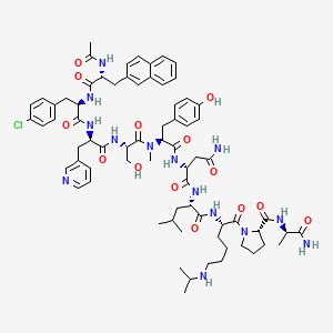 Chemical structure of Abarelix