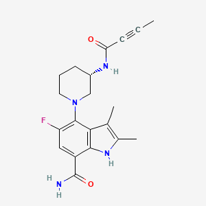 Chemical structure of BMS-986195
