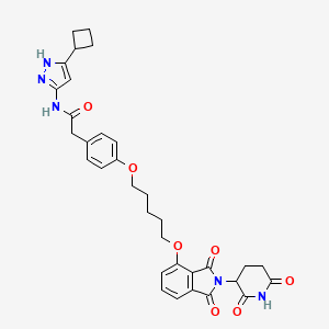 Chemical structure of PROTAC CDK9 Degrader-1