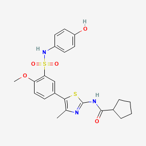 Chemical structure of PI4KIIIbeta-IN-9