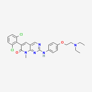Chemical structure of PD0166285