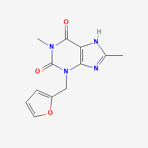 Chemical structure of Furafylline
