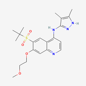 Chemical structure of RIP2 kinase inhibitor 2