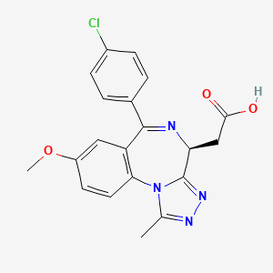 Chemical structure of I-BET762 carboxylic acid