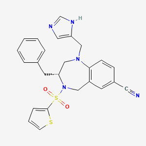 Chemical structure of BMS-214662
