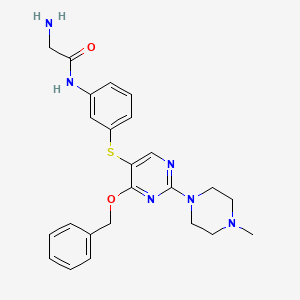 Chemical structure of HSP70-IN-1