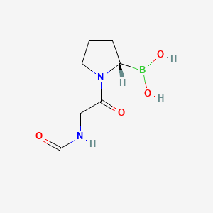 Chemical structure of Ac-Gly-BoroPro