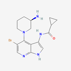 Chemical structure of GDC-0575 (ARRY-575, RG7741)