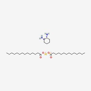 Chemical structure of Miriplatin (SM-11355)
